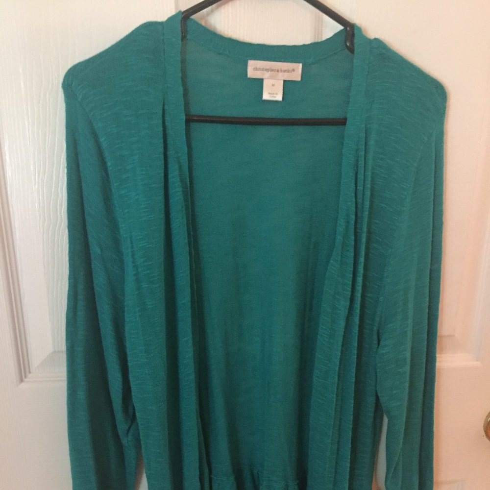 Ruffled Bottom Cardigan